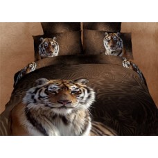 Постельное белье "Индокитайский тигр", Мако-Сатин, Волшебные сны