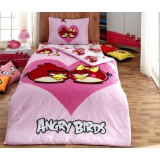 Детское постельное белье Virginia Secret Angry birds 1010-04, Ранфорс, Танго